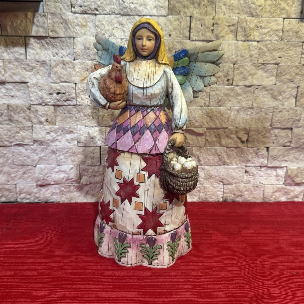 Jim Shore Heartwood Creek "Angel Of Faithfulness" 2002 Figurine 108198 No Box‎